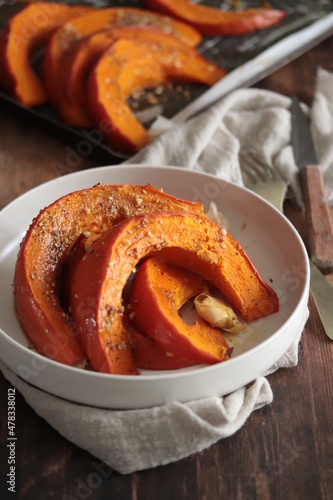 courge rôtie aux épices