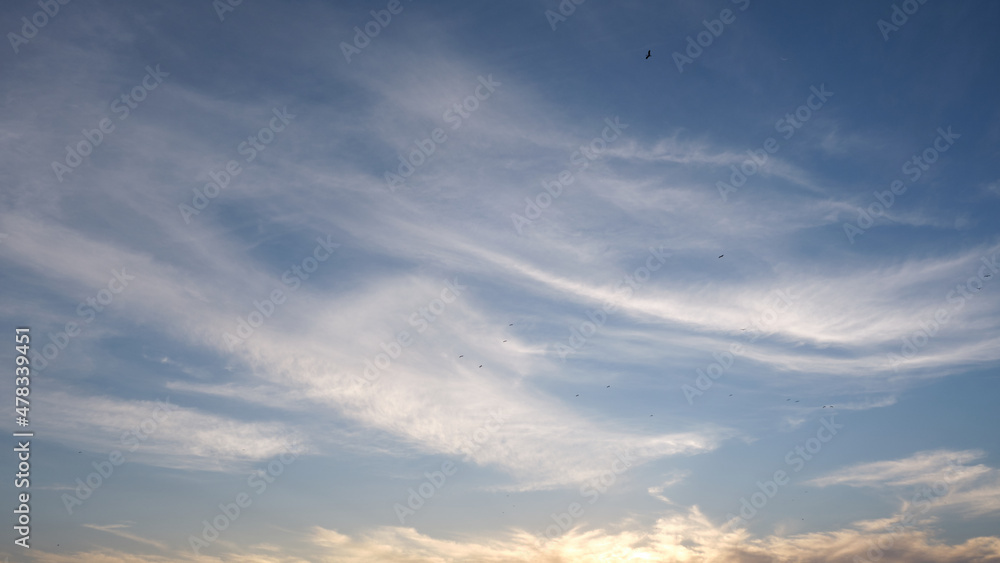 blue sky and beautiful cloud pattern blue sky and beautiful cloud pattern