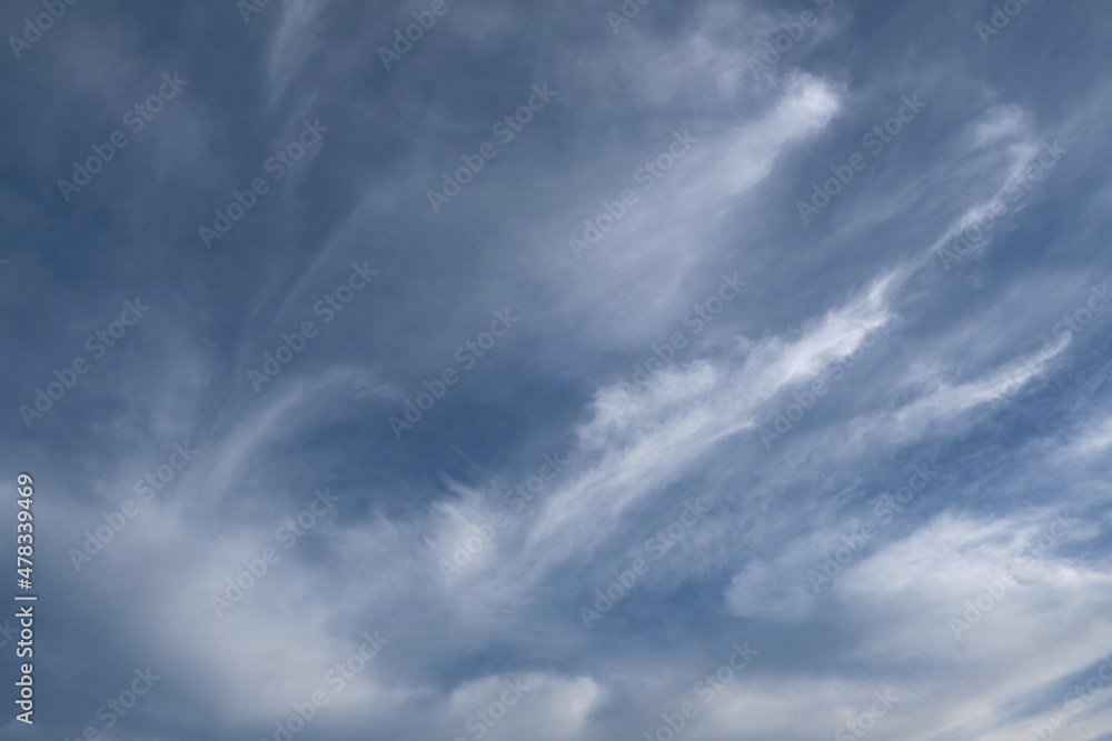 Obraz premium blue sky and beautiful cloud pattern 