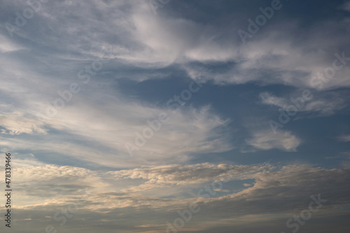 blue sky and beautiful cloud pattern © watink