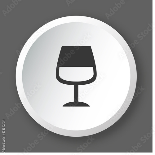 Logo verre de vin.
