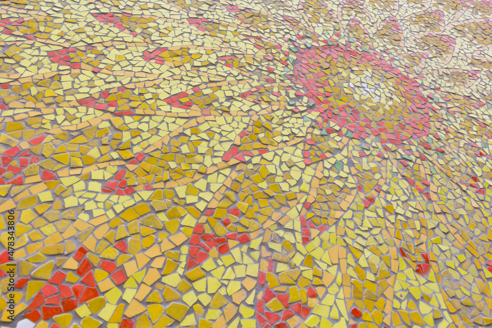 Abstract, Colorful ceramic tile patterns