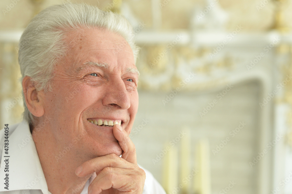 portrait of beautiful smiling senior man posing portrait of beautiful smiling senior man posing