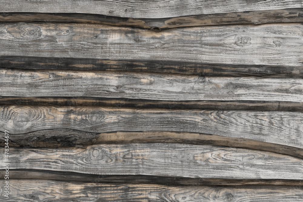 detail of old weathered wood cabin or wooden hut wall detail of old weathered wood cabin or wooden hut wall