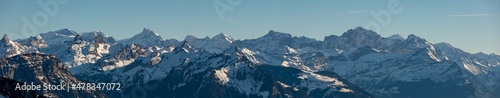 Fotografie, Obraz schweizer berge panorama