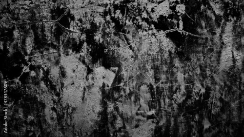 Wallpaper Mural dark grunge black white abstract plastered cement concrete wall texture background Torontodigital.ca