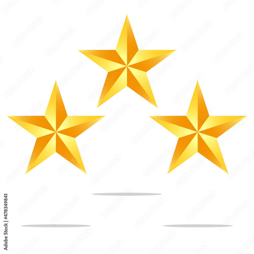 3d shiny golden star 3d shiny golden star