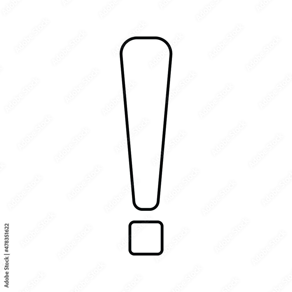 Exclamation danger sign. attention sign icon. Hazard warning attention sign. eps 10 Exclamation danger sign. attention sign icon. Hazard warning attention sign. eps 10