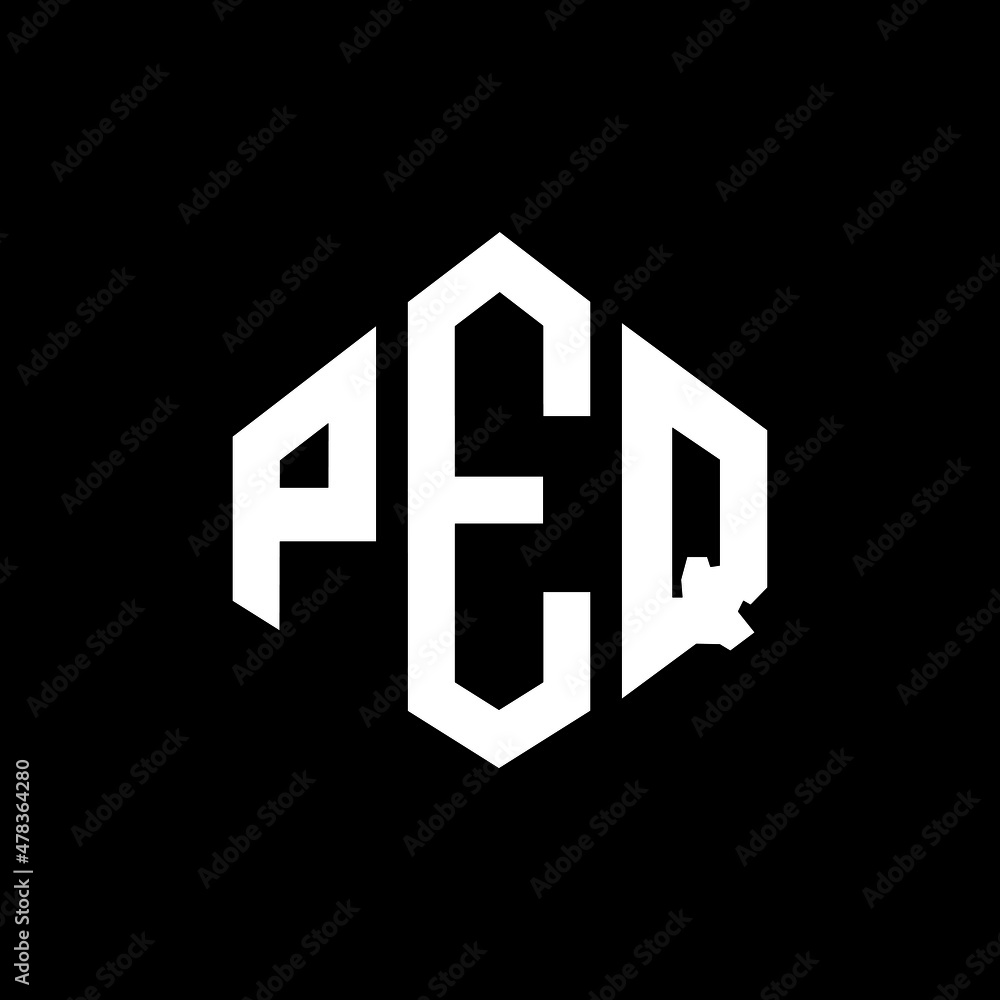 PEQ letter logo design with polygon shape. PEQ polygon and cube shape logo design. PEQ hexagon vector logo template white and black colors. PEQ monogram, business and real estate logo. PEQ letter logo design with polygon shape. PEQ polygon and cube shape logo design. PEQ hexagon vector logo template white and black colors. PEQ monogram, business and real estate logo.