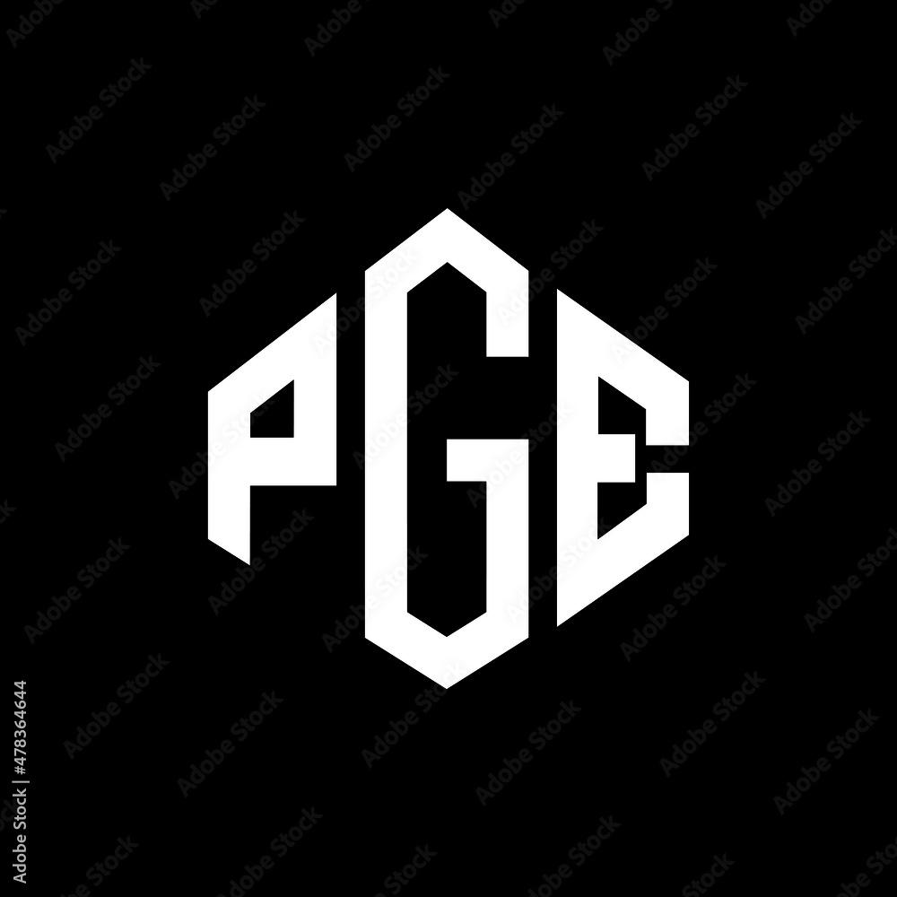 PGE letter logo design with polygon shape. PGE polygon and cube shape logo design. PGE hexagon vector logo template white and black colors. PGE monogram, business and real estate logo. PGE letter logo design with polygon shape. PGE polygon and cube shape logo design. PGE hexagon vector logo template white and black colors. PGE monogram, business and real estate logo.