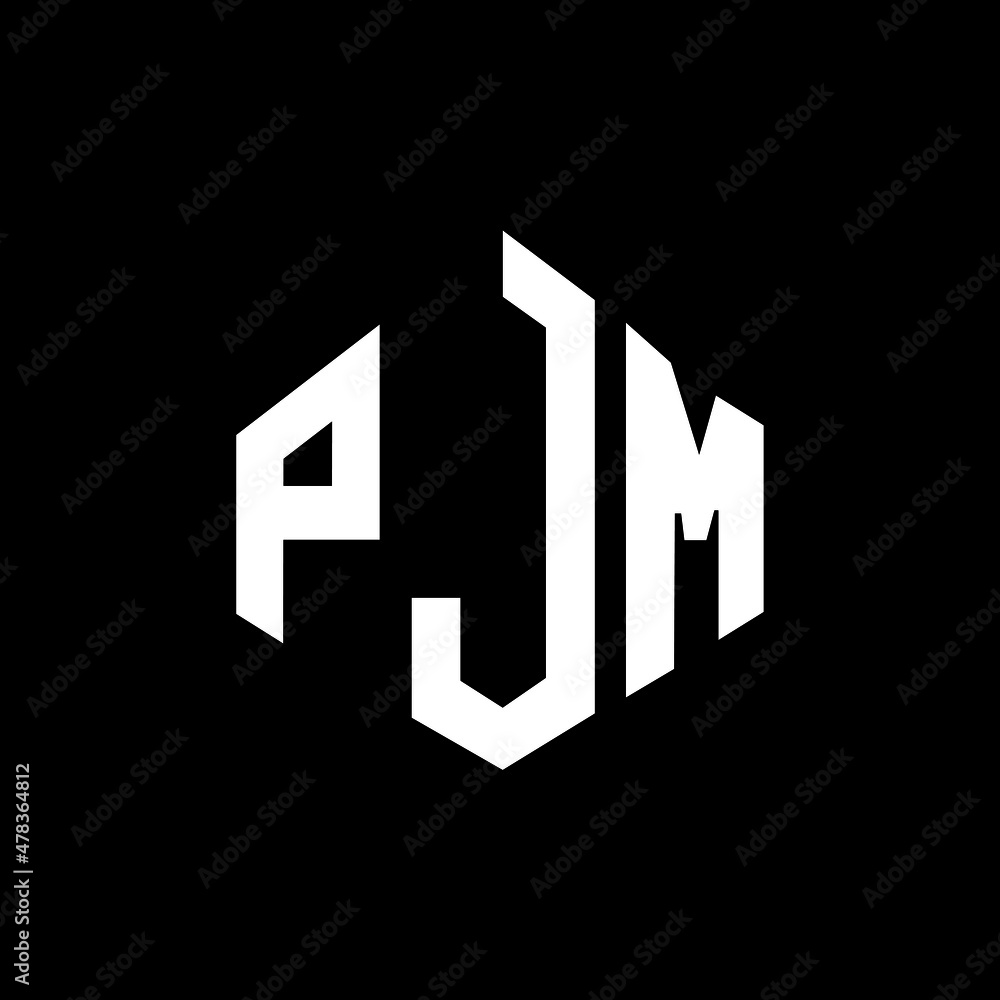 PJM letter logo design with polygon shape. PJM polygon and cube shape logo design. PJM hexagon vector logo template white and black colors. PJM monogram, business and real estate logo. PJM letter logo design with polygon shape. PJM polygon and cube shape logo design. PJM hexagon vector logo template white and black colors. PJM monogram, business and real estate logo.