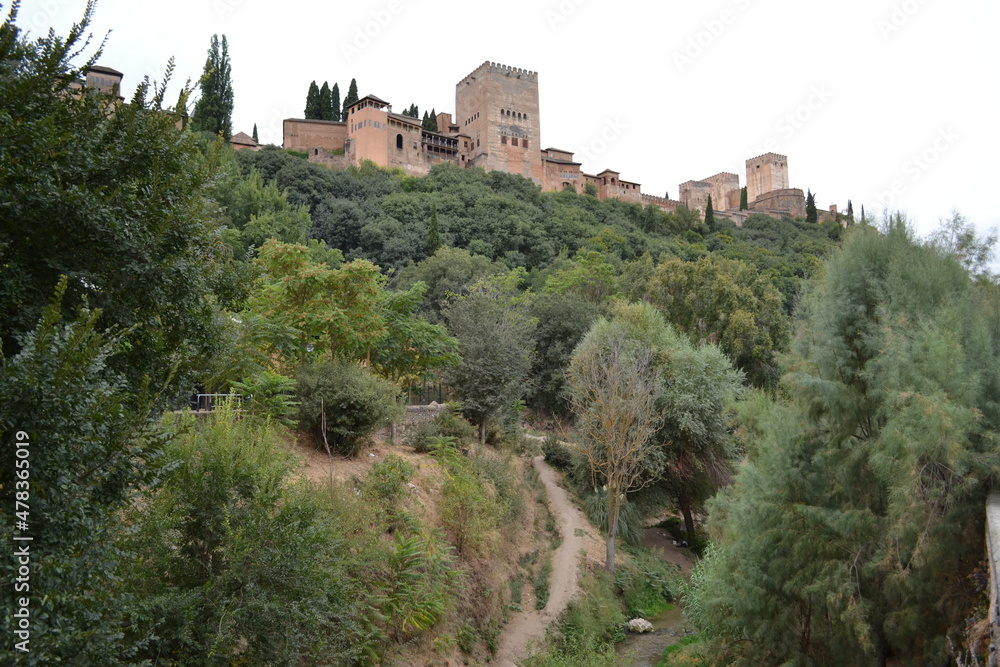 Alhambra seen from the Paseo de los Tristes