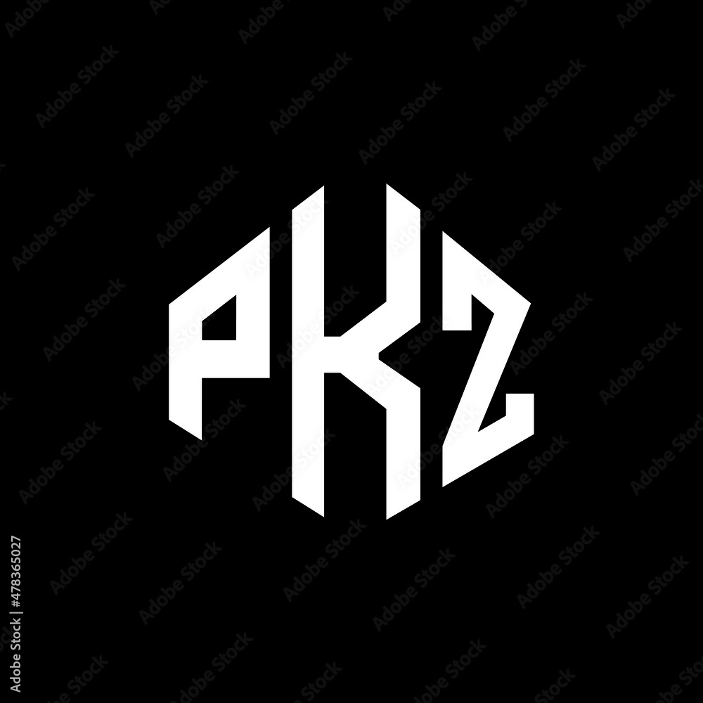 PKZ letter logo design with polygon shape. PKZ polygon and cube shape logo design. PKZ hexagon vector logo template white and black colors. PKZ monogram, business and real estate logo. PKZ letter logo design with polygon shape. PKZ polygon and cube shape logo design. PKZ hexagon vector logo template white and black colors. PKZ monogram, business and real estate logo.