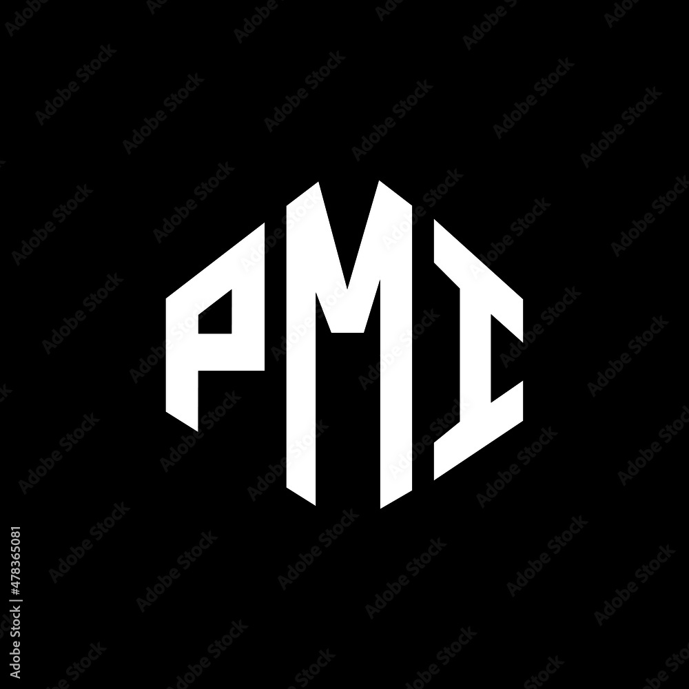 PMI letter logo design with polygon shape. PMI polygon and cube shape logo design. PMI hexagon vector logo template white and black colors. PMI monogram, business and real estate logo. PMI letter logo design with polygon shape. PMI polygon and cube shape logo design. PMI hexagon vector logo template white and black colors. PMI monogram, business and real estate logo.