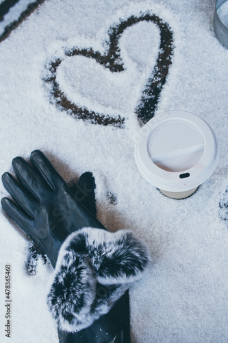 person with a cup of coffee