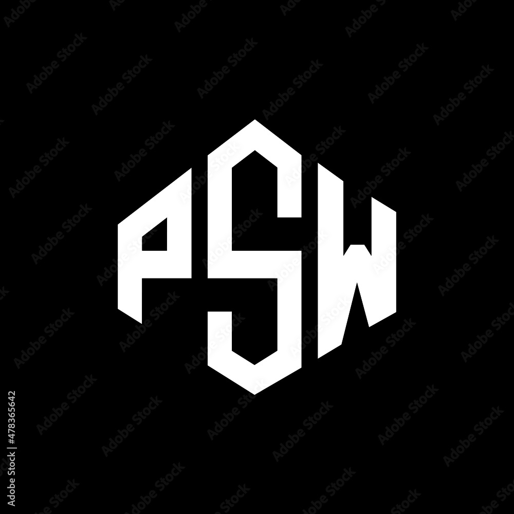 PSW letter logo design with polygon shape. PSW polygon and cube shape logo design. PSW hexagon vector logo template white and black colors. PSW monogram, business and real estate logo. PSW letter logo design with polygon shape. PSW polygon and cube shape logo design. PSW hexagon vector logo template white and black colors. PSW monogram, business and real estate logo.
