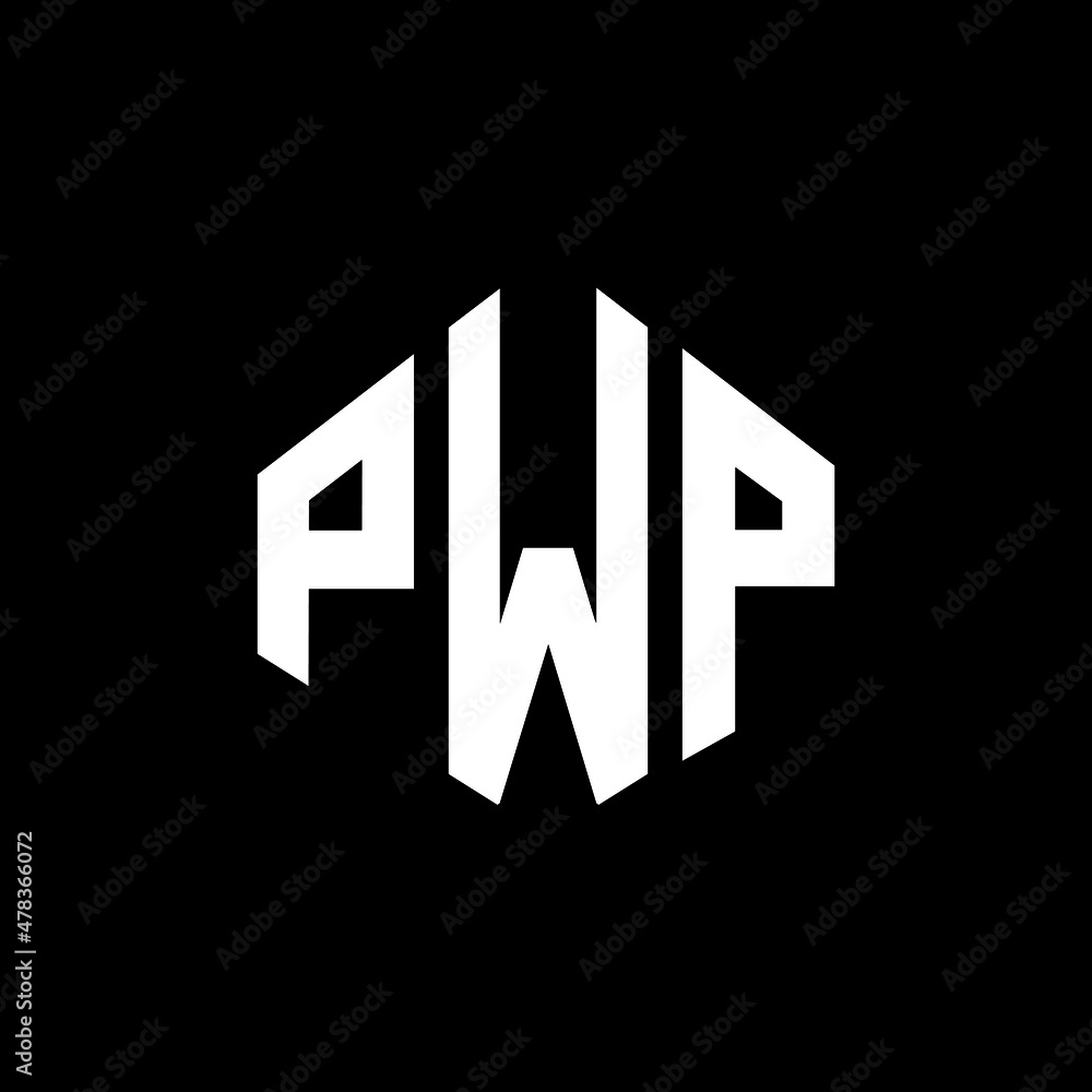 PWP letter logo design with polygon shape. PWP polygon and cube shape logo design. PWP hexagon vector logo template white and black colors. PWP monogram, business and real estate logo. PWP letter logo design with polygon shape. PWP polygon and cube shape logo design. PWP hexagon vector logo template white and black colors. PWP monogram, business and real estate logo.