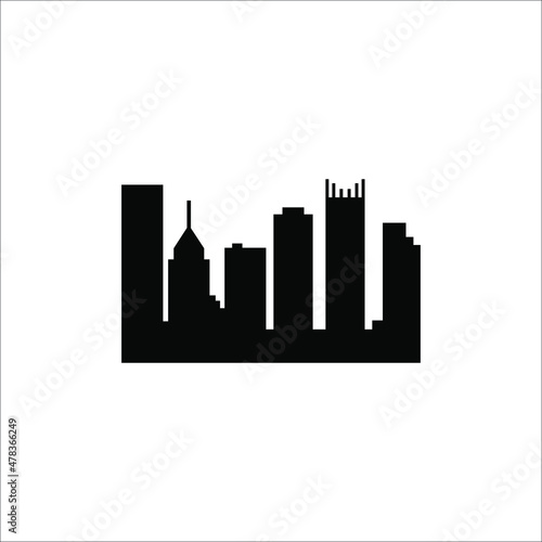 silhouette building logo