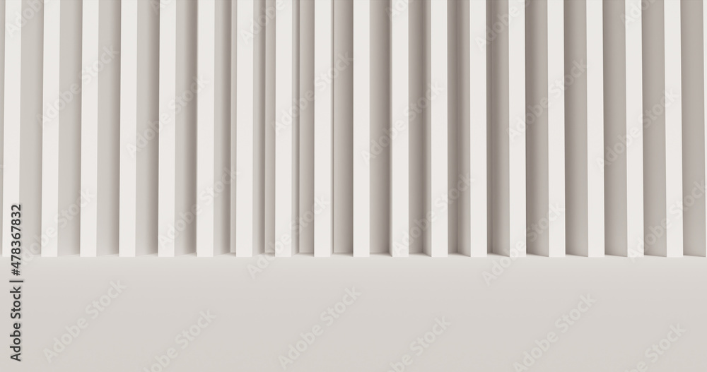 Vertical pattern, white modern wall. 3d rendering. Vertical pattern, white modern wall. 3d rendering.