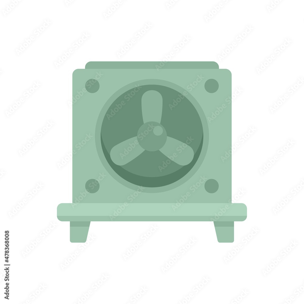 Ventilation fan stand icon flat isolated vector Ventilation fan stand icon flat isolated vector