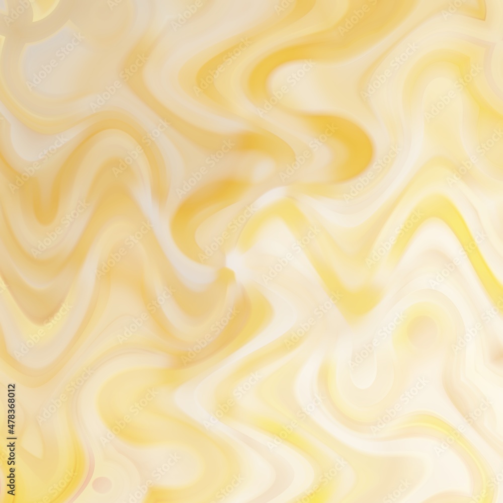 Abstract white and yellow smooth liquid wave sweet candy texture background. Abstract white and yellow smooth liquid wave sweet candy texture background.