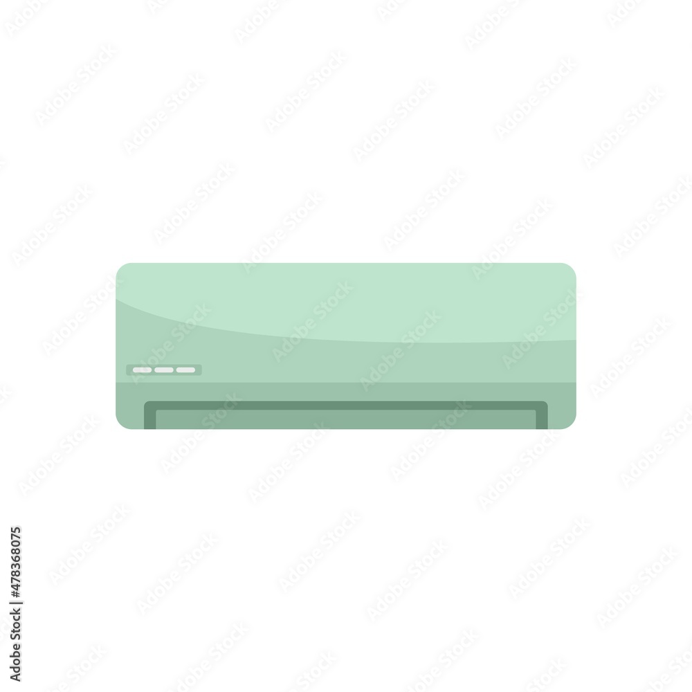 Air conditioner icon flat isolated vector Air conditioner icon flat isolated vector