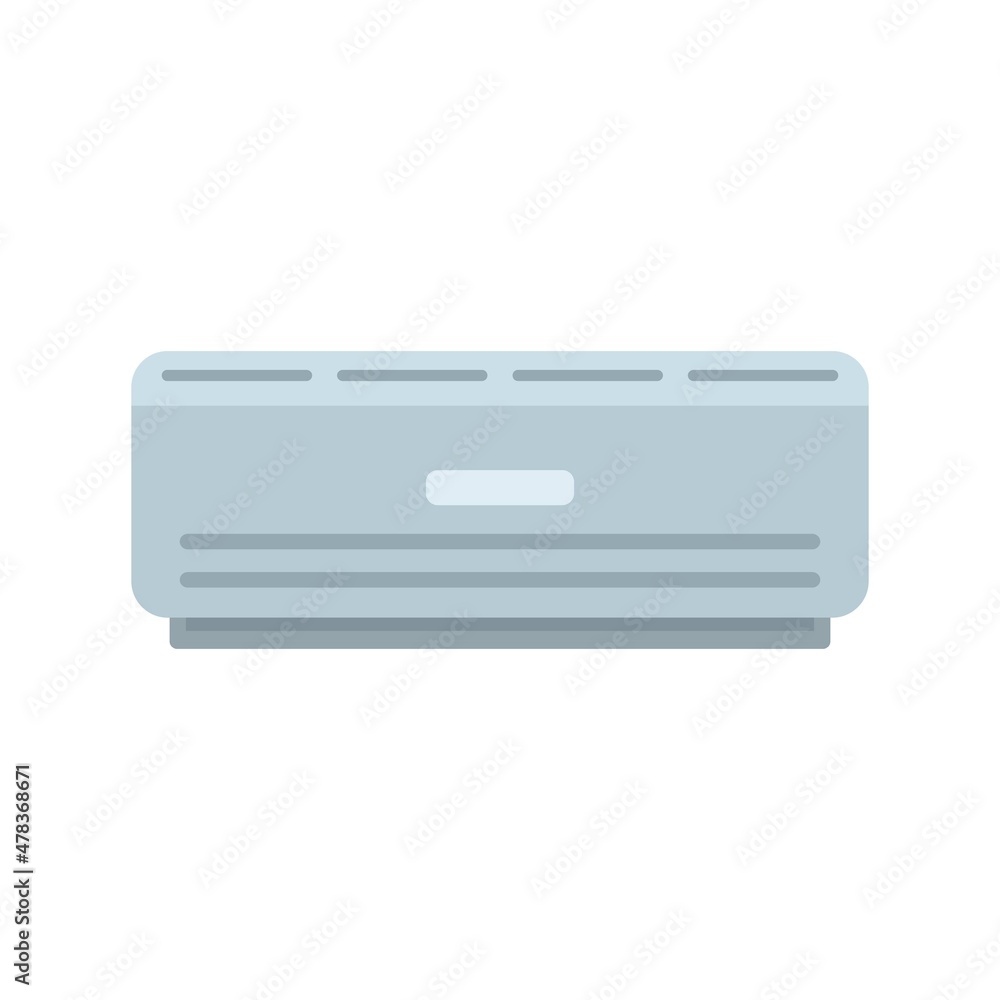 Room air conditioner icon flat isolated vector Room air conditioner icon flat isolated vector