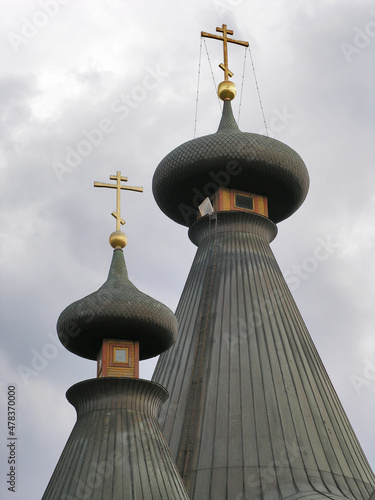 The Holy Trinity Orthodox Church in Hajnowka, Poland photo
