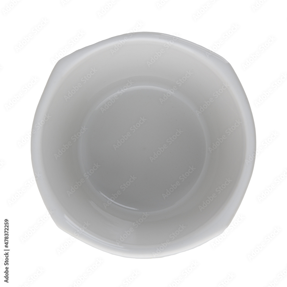 White ceramic bowl White ceramic bowl