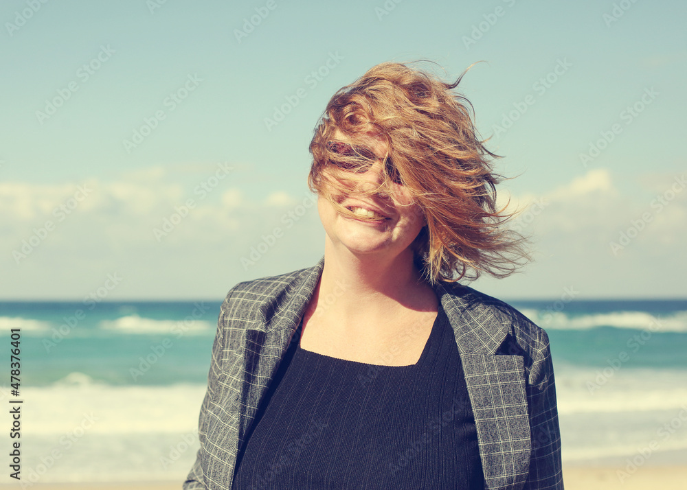 Portrait of real 45 years old woman Portrait of real 45 years old woman