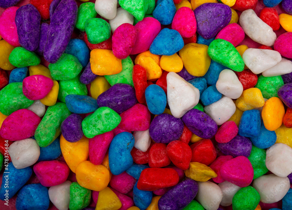 Multi color stones closeup background banner Multi color stones closeup background banner