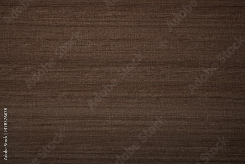 Closeup view of brown fabric making a textured background