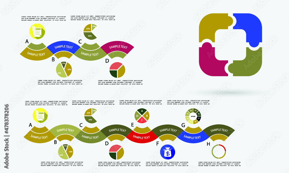 Minimal style infographic template.eps Minimal style infographic template.eps