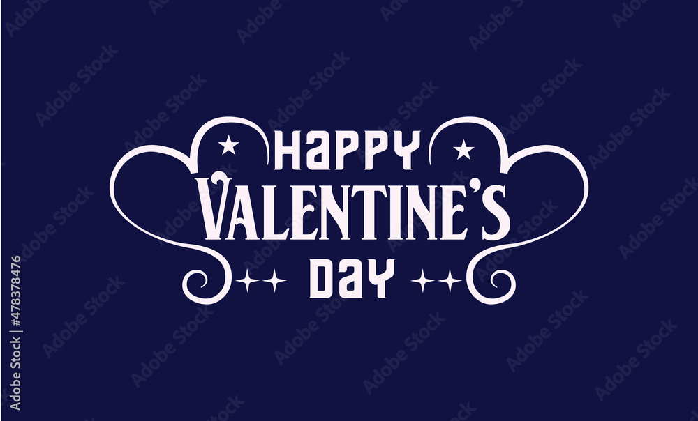 Naklejka premium happy valentine's day .