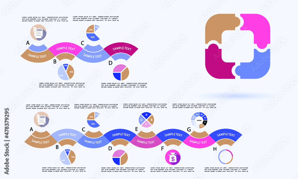 Set elements of infographics, vector illustration template Set elements of infographics, vector illustration template