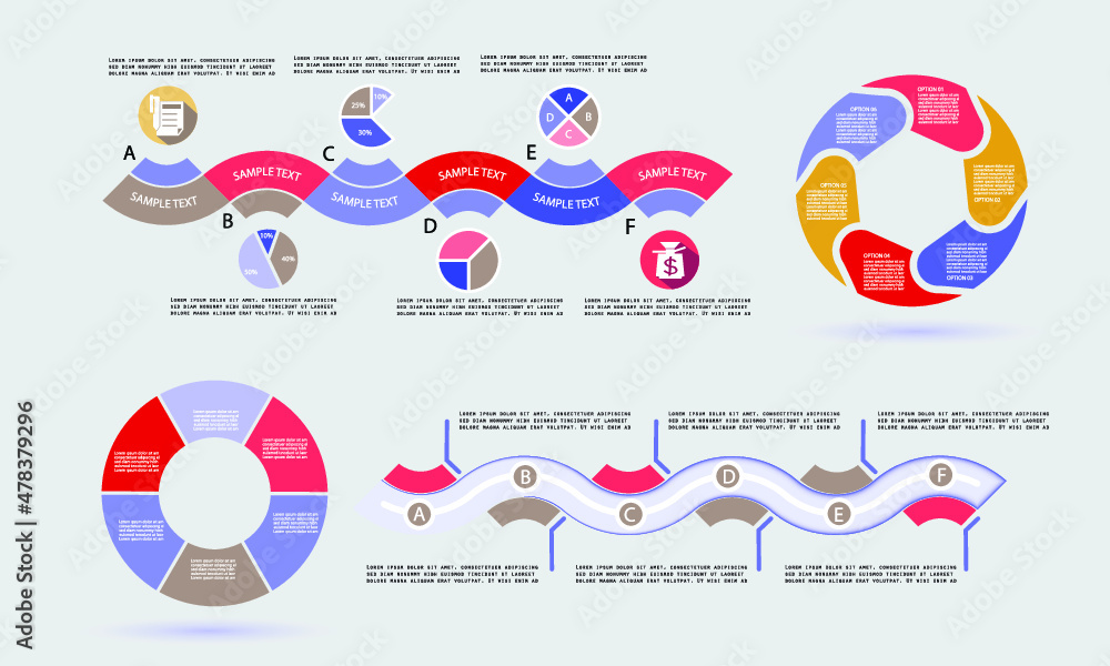 Set elements of infographics, vector illustration template Set elements of infographics, vector illustration template