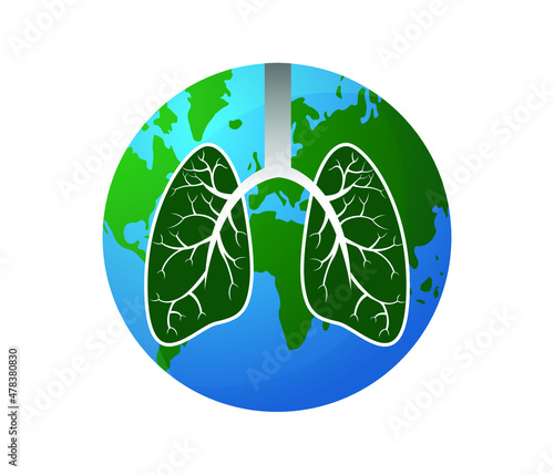 World Pneumonia Day. Vector Illustration on the theme World Pneumonia Day.