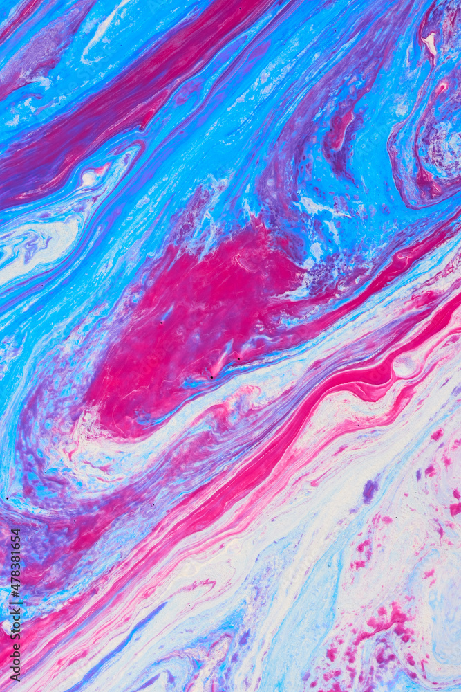 Abstract blue and pink floating paints texture for background Abstract blue and pink floating paints texture for background