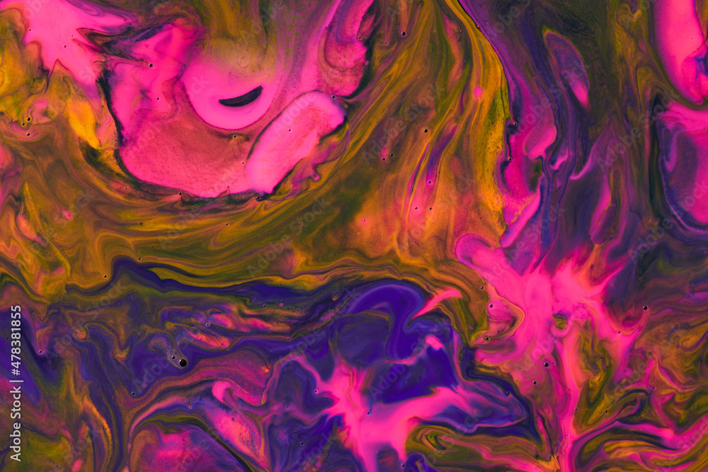 Abstract marble texture of floating paints Abstract marble texture of floating paints