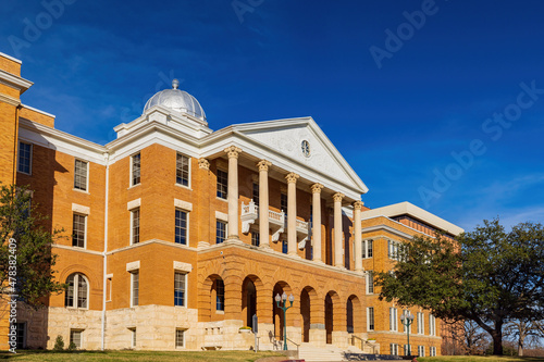 Sunny view of the Texas Woman's University at Denton
