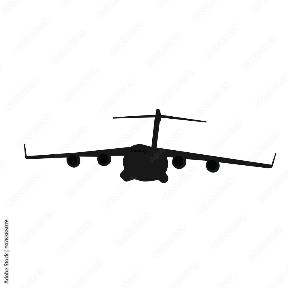 military cargo airplane transportation vector design military cargo airplane transportation vector design