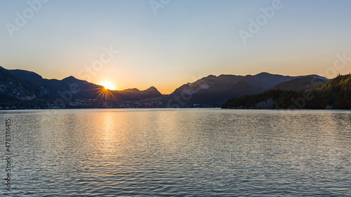 Sonnenuntergang auf dem Wolfgangsee