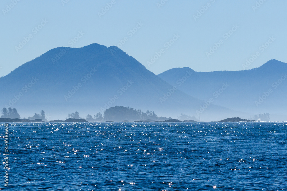 Whaler Islets, Clayoquot Sound, B.C., Canada.