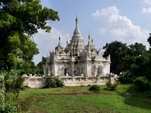 The view of Burmese temples, Myanmar