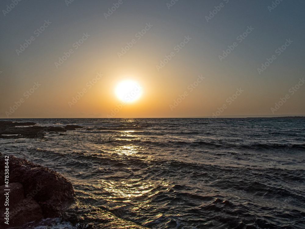 tramonto sul mare 581
