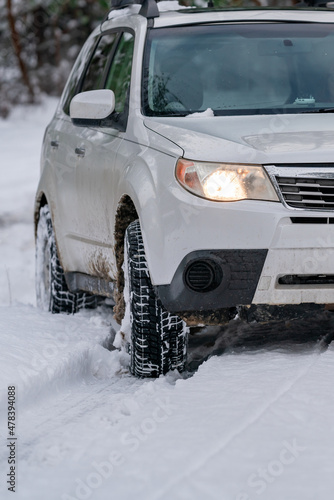 Spinning Tires in Snow © davidhoffmann.com