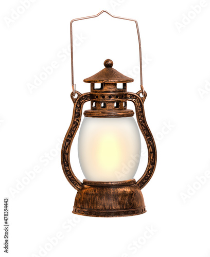 Foto Vintage kerosene  lamp