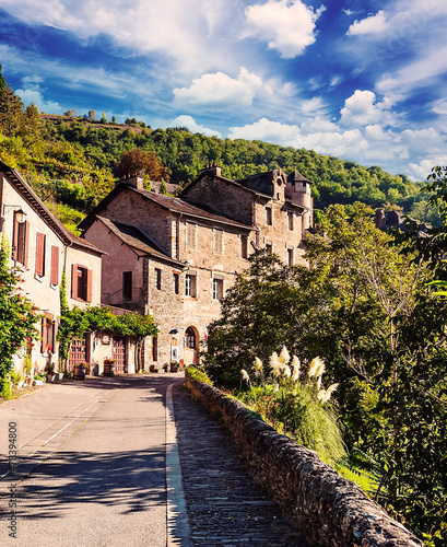 French village in nature