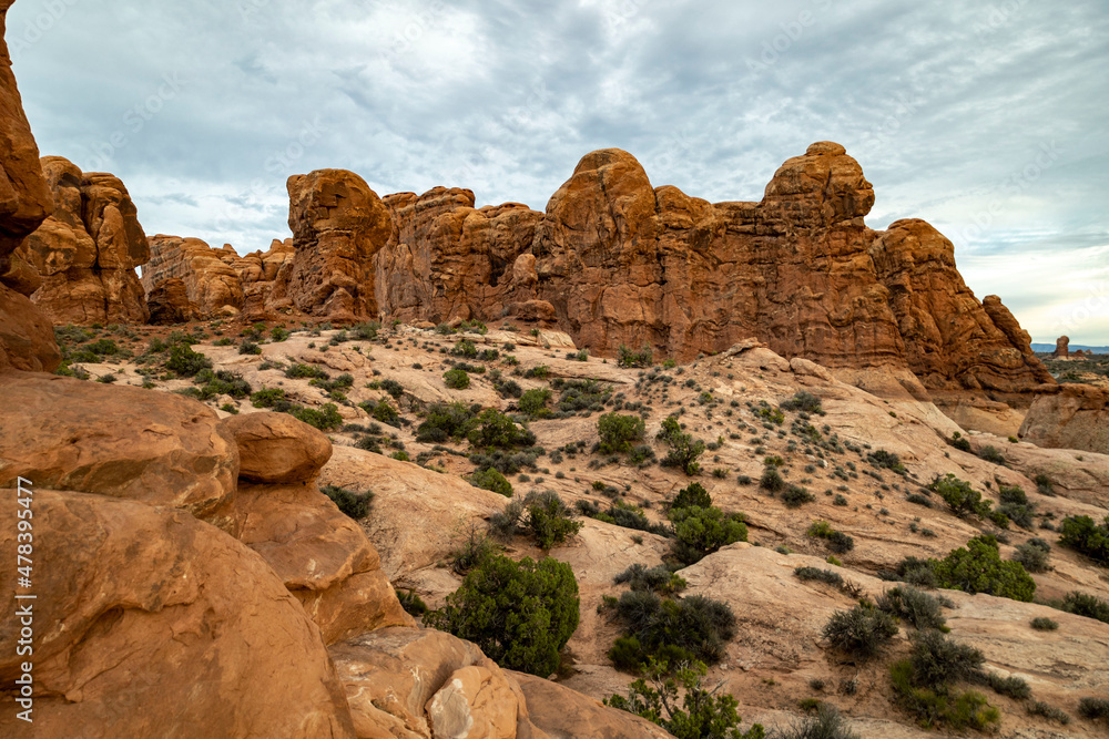Rocks and clouds Rocks and clouds