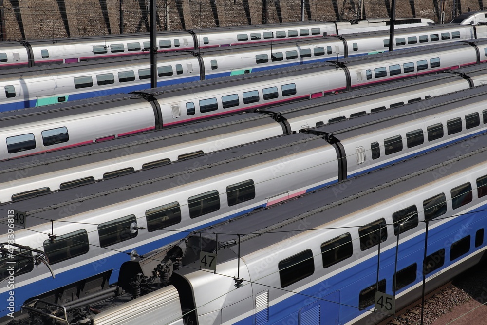 CharentonLePont, France 2021 faisceau ferroviaire de Paris gare